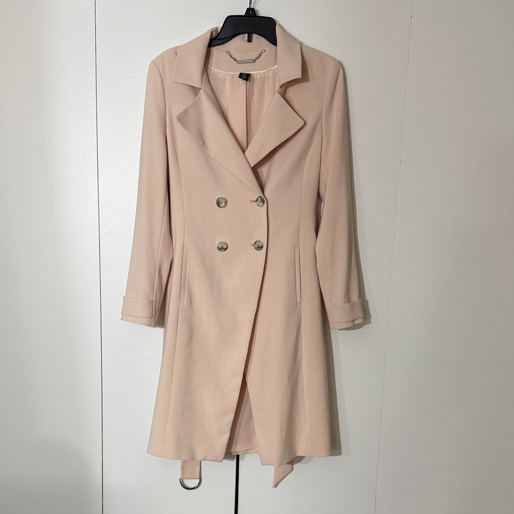 Elegant Women's Cream/Peach Coat